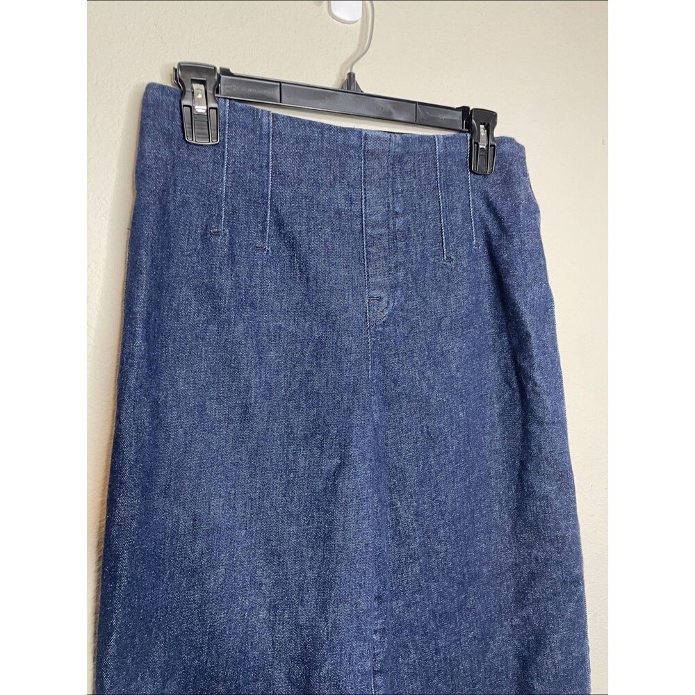 SPANX Wide Leg Jeans EveryWear Zero Waistband Cropped Size Medium - Picture 2 of 5